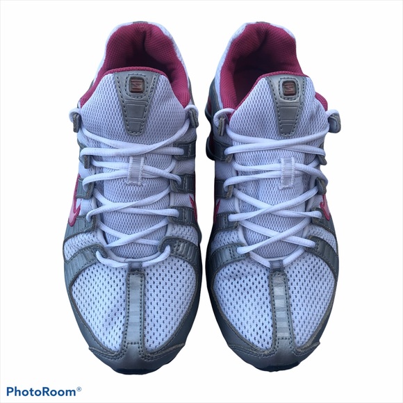Nike Shox Womens size 5Y Silver Pink - Picture 1 of 7